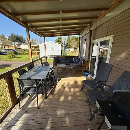 Ferienhaus Mobile Premium 6p La Vallee 5 Etoiles Piscine